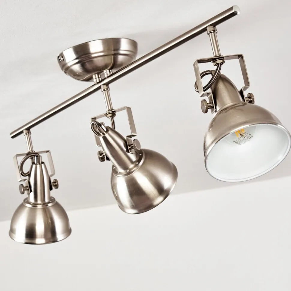 Plafonnier Tina Nickel Mat, 3 Lumieres
