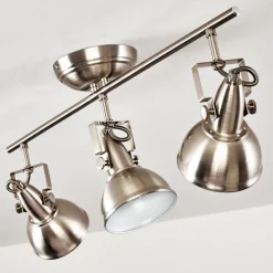 Plafonnier Tina Nickel Mat, 3 Lumieres