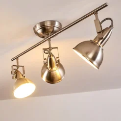 Plafonnier Tina Nickel Mat, 3 Lumieres