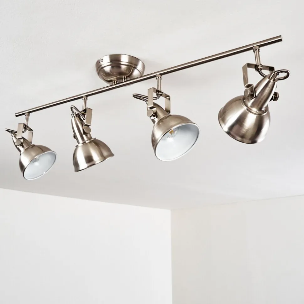 Plafonnier Tina Nickel Mat, 4 Lumieres