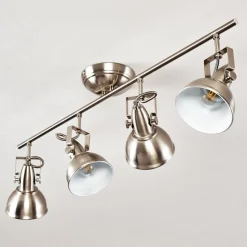 Plafonnier Tina Nickel Mat, 4 Lumieres