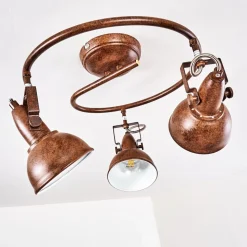 Plafonnier Tina Rouille, 3 Lumieres