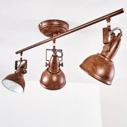 Plafonnier Tina Rouille, 3 Lumieres