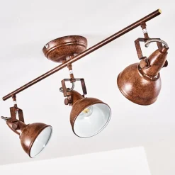 Plafonnier Tina Rouille, 3 Lumieres