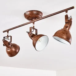 Plafonnier Tina Rouille, 3 Lumieres