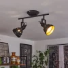 Plafonnier Tita Noir, 2 Lumieres