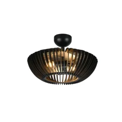 Plafonnier Trio Colino Noir, 2 Lumieres