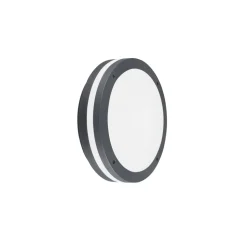 Plafonnier Trio Piave Led Anthracite, 1 Lumiere, Detecteur De Mouvement