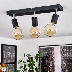Plafonnier Tulla Noir, 3 Lumieres