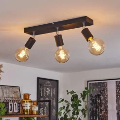 Plafonnier Tulla Noir, 3 Lumieres