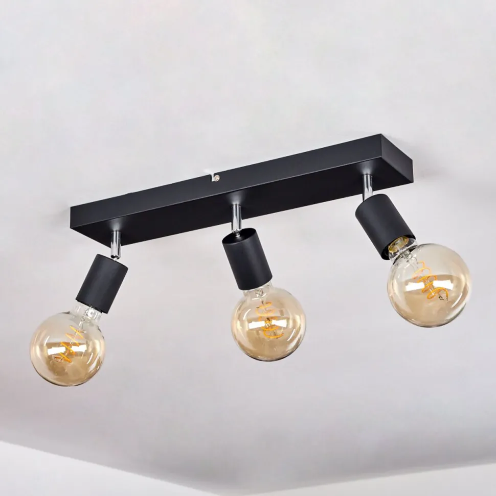 Plafonnier Tulla Noir, 3 Lumieres