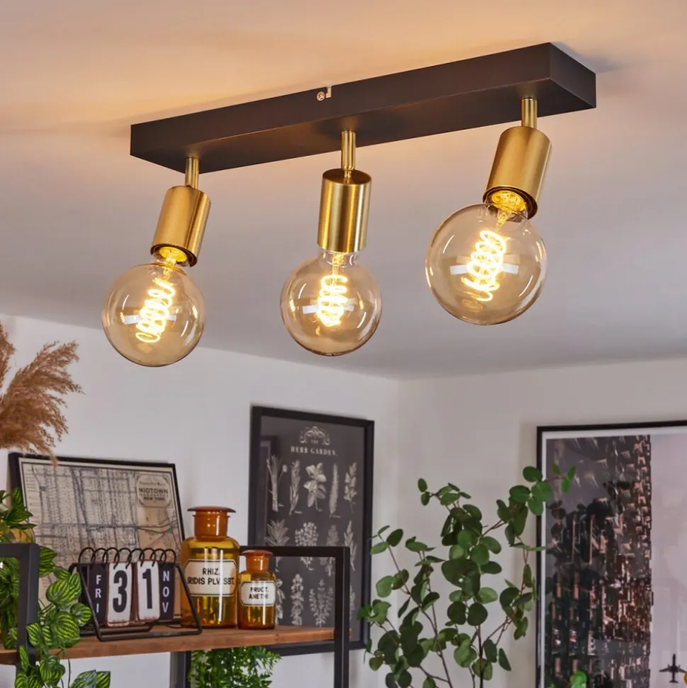 Plafonnier Tulla Noir, 3 Lumieres