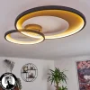 Plafonnier Tuzik Led Or, Noir, 1 Lumiere