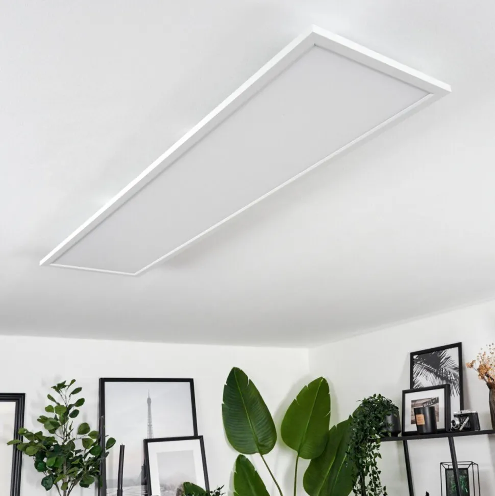 Plafonnier Vex Led Blanc, 1 Lumiere, Telecommandes