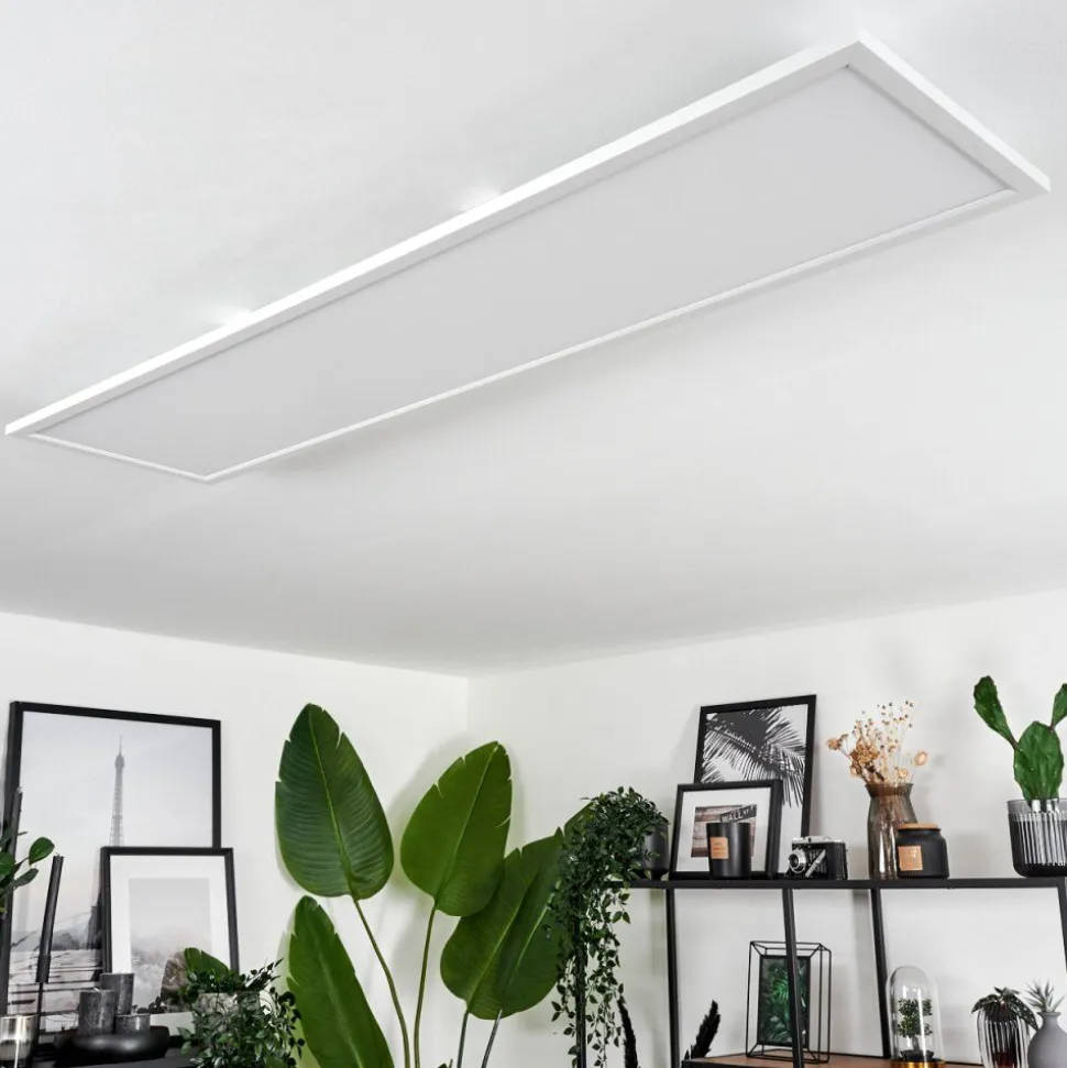 Plafonnier Vex Led Blanc, 1 Lumiere, Telecommandes