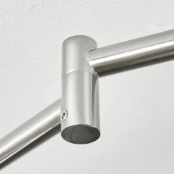 Plafonnier Villenauxe Led Nickel Mat, 6 Lumieres