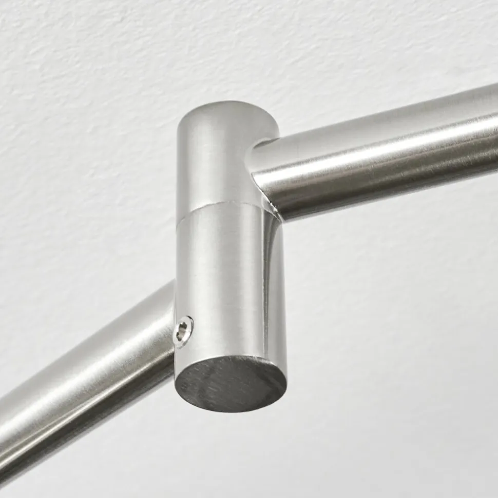 Plafonnier Villenauxe Led Nickel Mat, 6 Lumieres