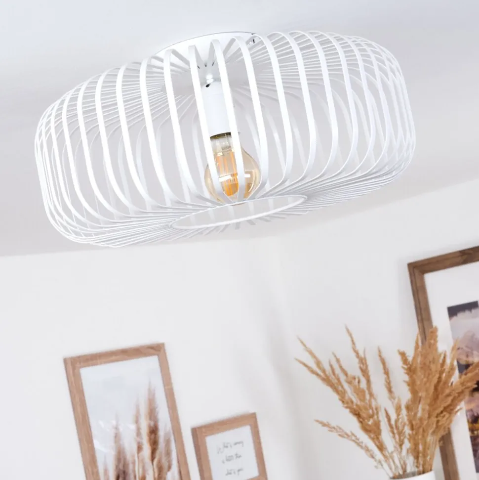 Plafonnier Wemude Blanc, 1 Lumiere