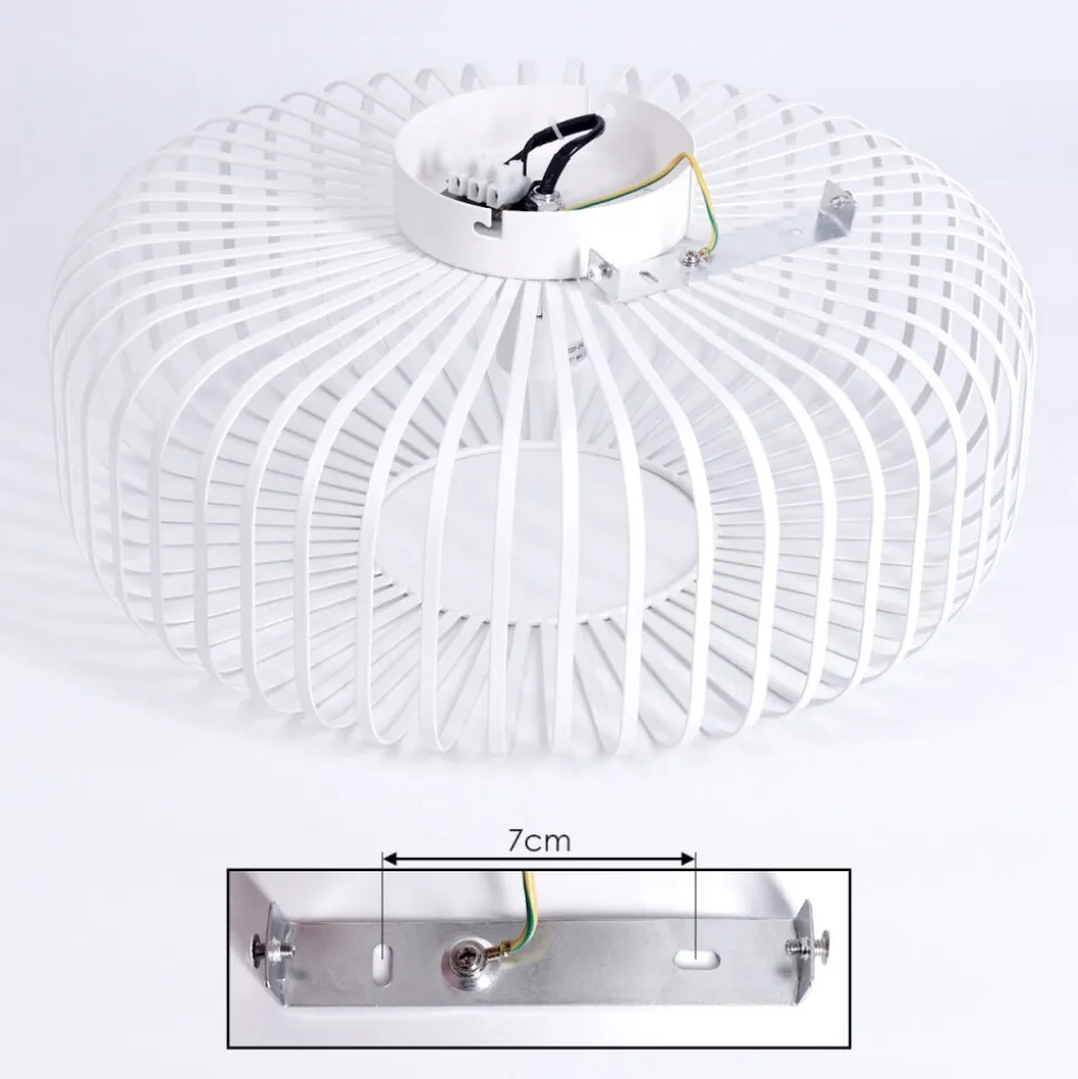 Plafonnier Wemude Blanc, 1 Lumiere