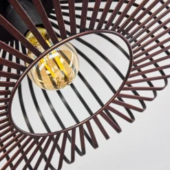 Plafonnier Wemude Cuivre, Noir, 1 Lumiere
