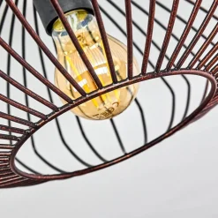 Plafonnier Wemude Cuivre, Noir, 1 Lumiere