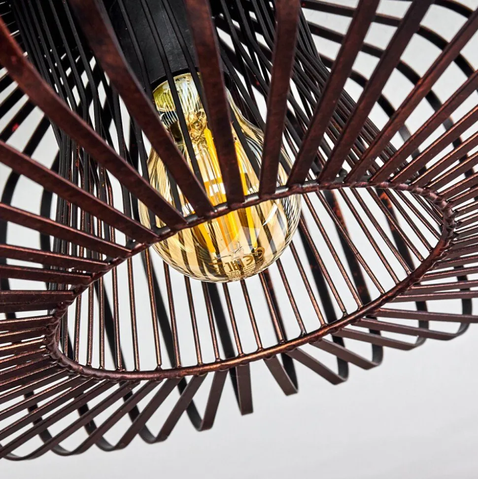 Plafonnier Wemude Cuivre, Noir, 1 Lumiere