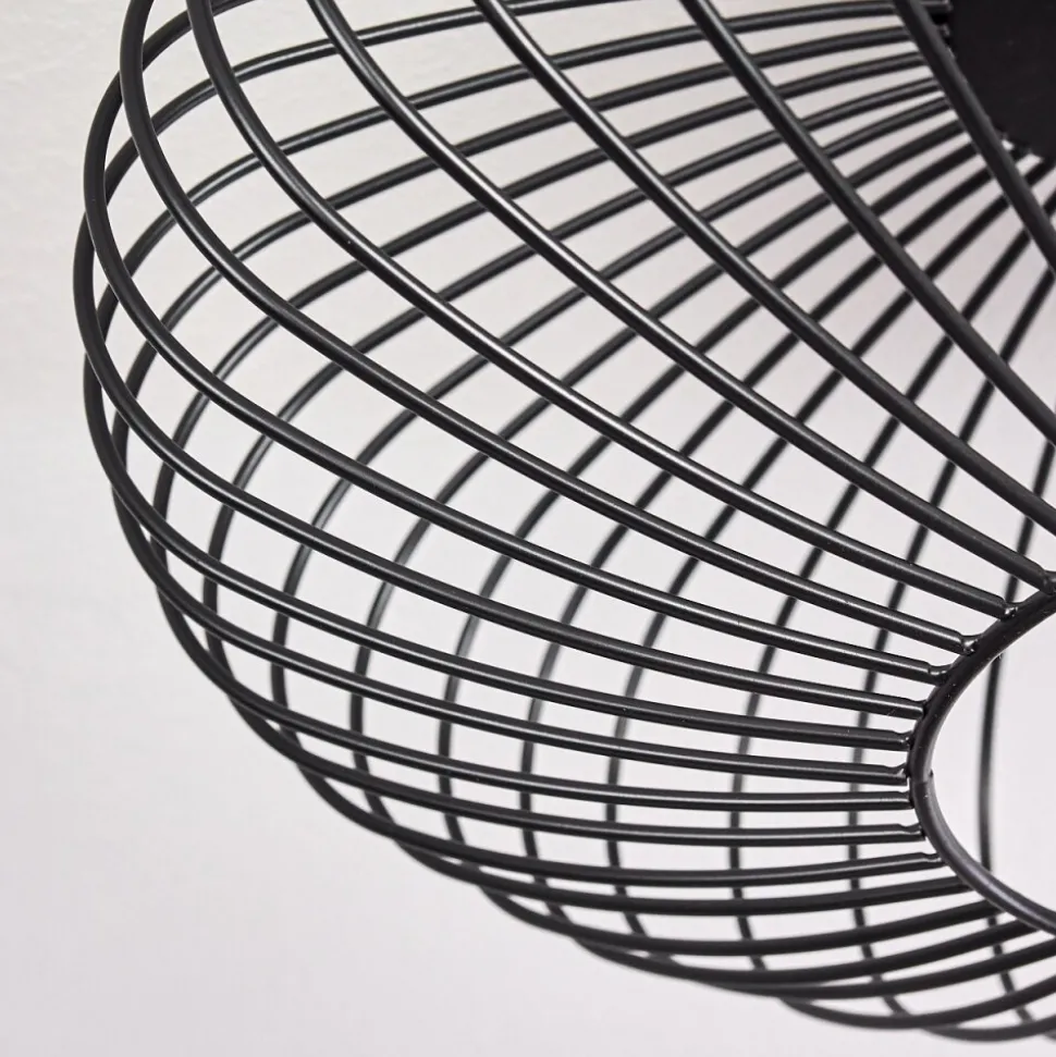 Plafonnier Wemude Noir, 1 Lumiere