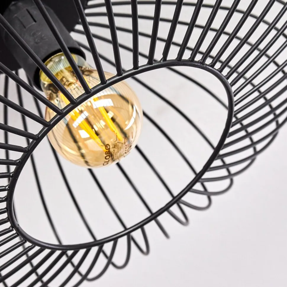 Plafonnier Wemude Noir, 1 Lumiere