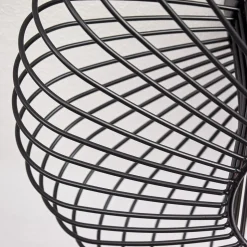 Plafonnier Wemude Noir, 1 Lumiere