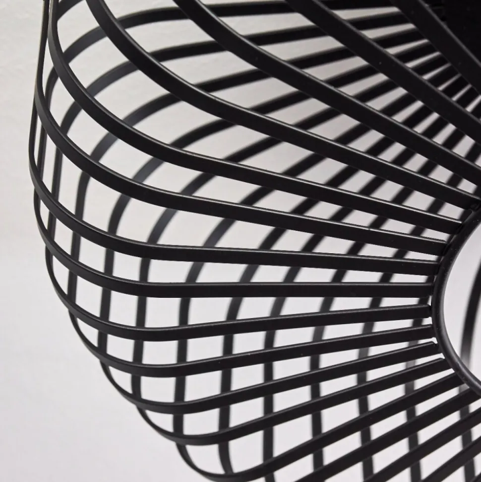 Plafonnier Wemude Noir, 1 Lumiere
