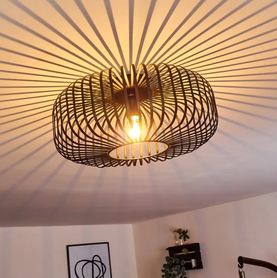 Plafonnier Wemude Noir, 1 Lumiere