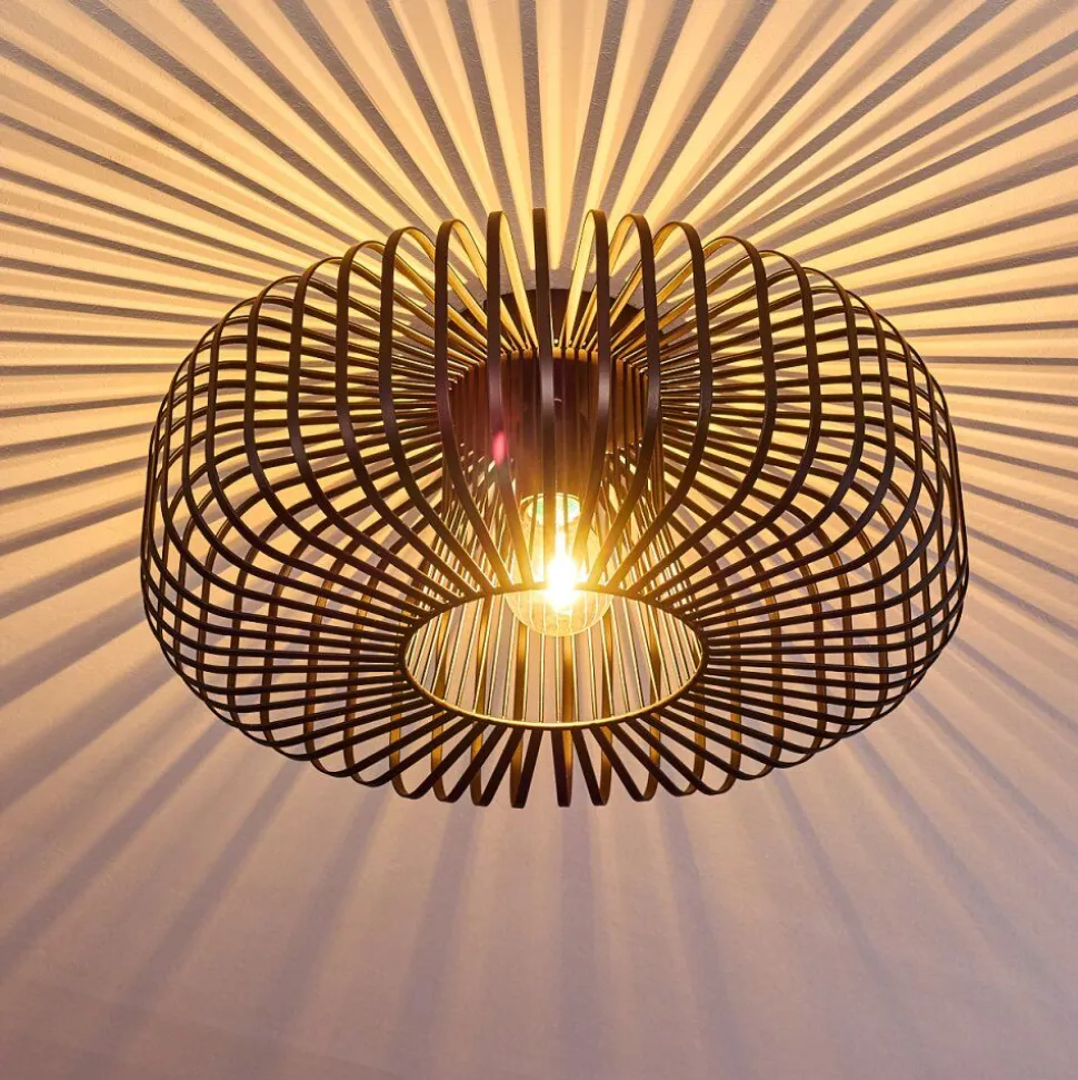 Plafonnier Wemude Noir, 1 Lumiere