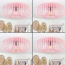 Plafonnier Wemude Rose, 1 Lumiere