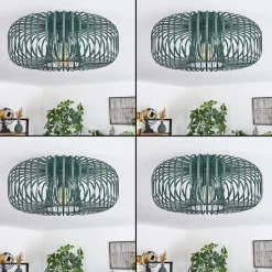 Plafonnier Wemude Vert, 1 Lumiere
