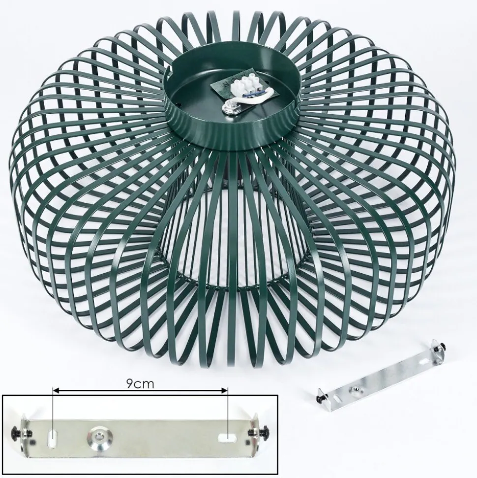 Plafonnier Wemude Vert, 1 Lumiere