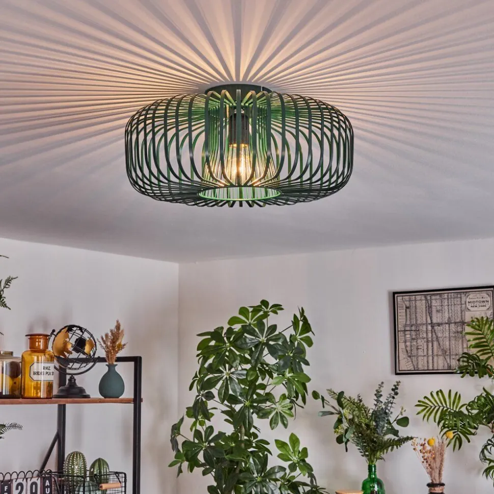 Plafonnier Wemude Vert, 1 Lumiere