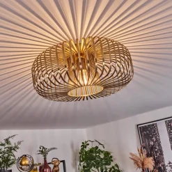 Plafonnier Wemude Vieux Laiton, 1 Lumiere