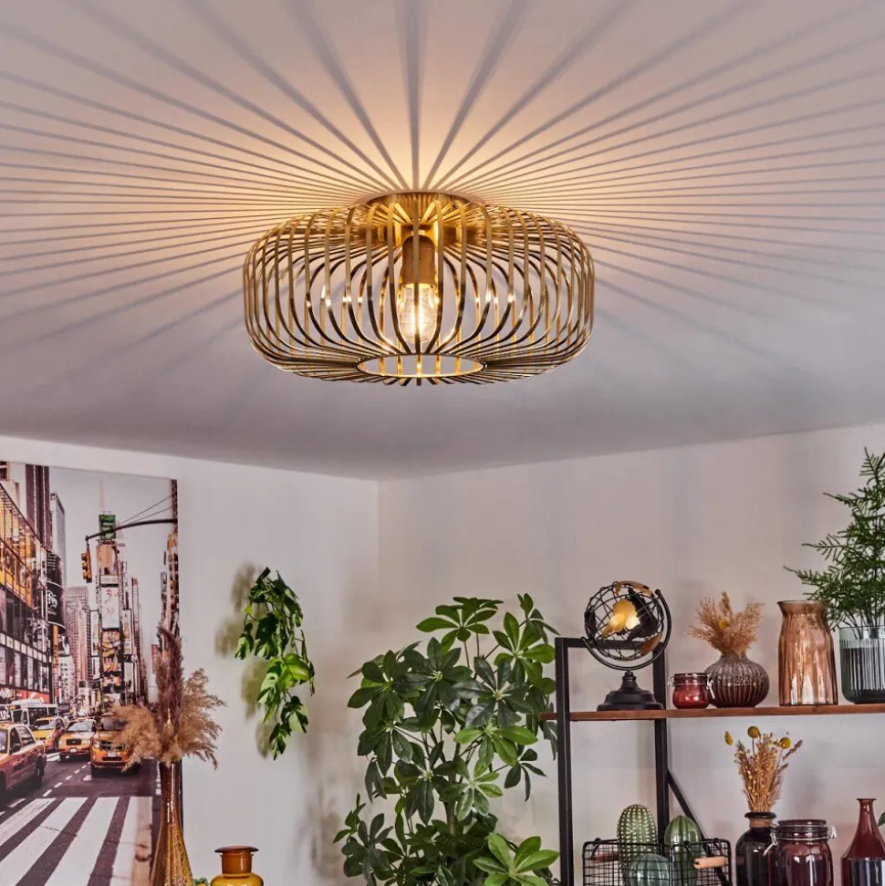 Plafonnier Wemude Vieux Laiton, 1 Lumiere