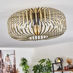 Plafonnier Wemude Vieux Laiton, 1 Lumiere