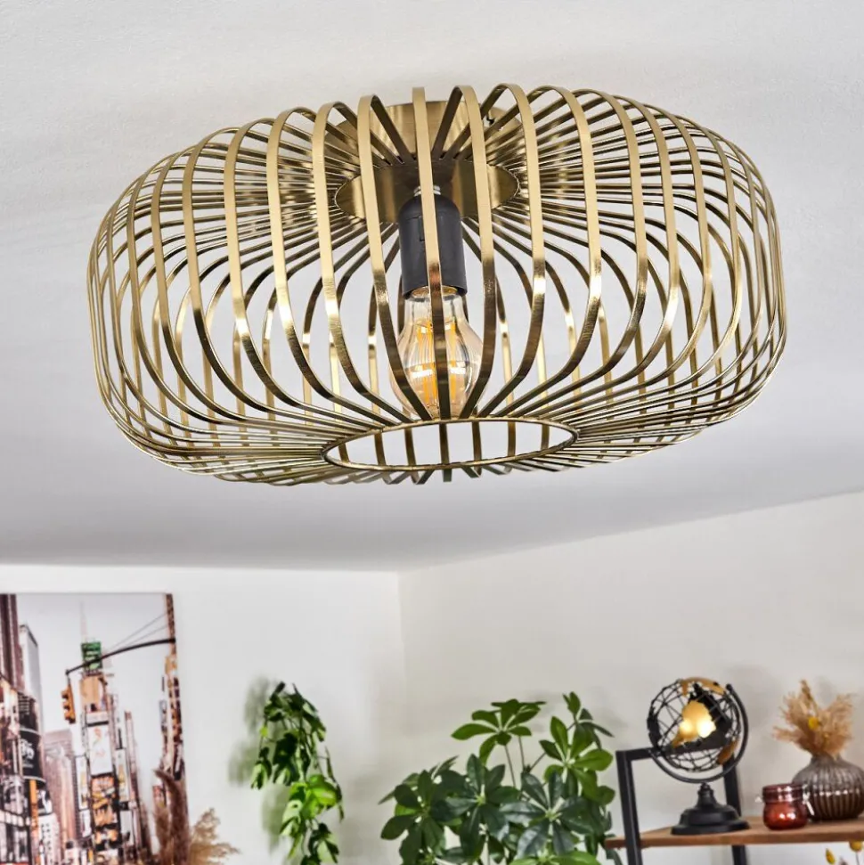 Plafonnier Wemude Vieux Laiton, 1 Lumiere