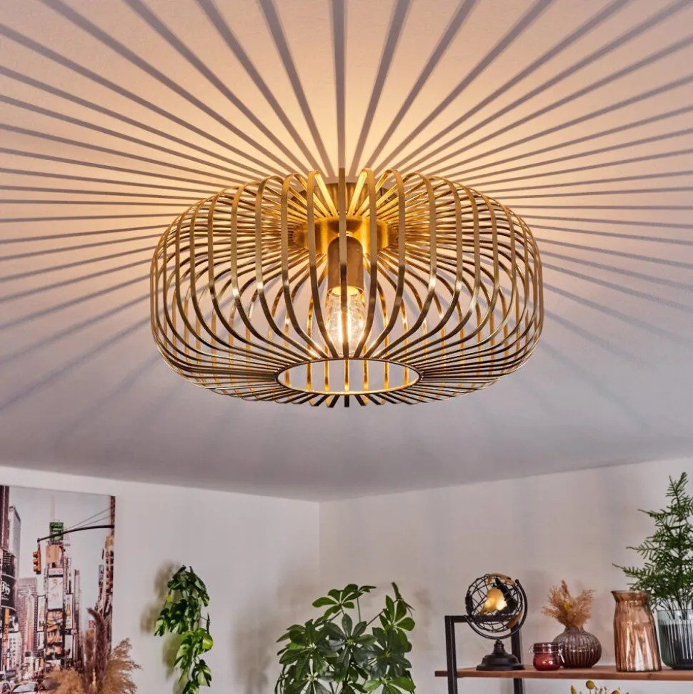 Plafonnier Wemude Vieux Laiton, 1 Lumiere