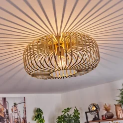 Plafonnier Wemude Vieux Laiton, 1 Lumiere