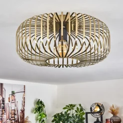 Plafonnier Wemude Vieux Laiton, 1 Lumiere