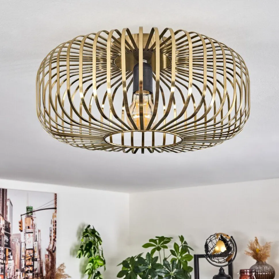 Plafonnier Wemude Vieux Laiton, 1 Lumiere