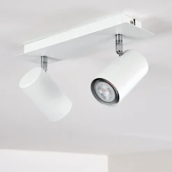 Plafonnier Zuoz Blanc, 2 Lumieres