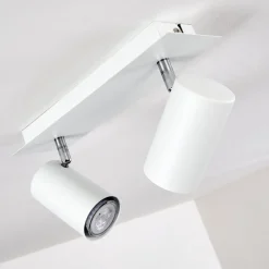 Plafonnier Zuoz Blanc, 2 Lumieres