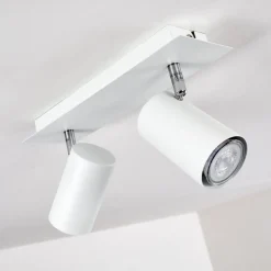 Plafonnier Zuoz Blanc, 2 Lumieres