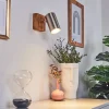 Plafonnier Zuoz Bois Clair, 1 Lumiere