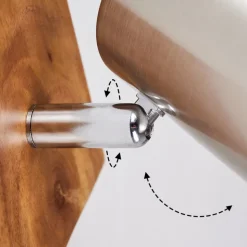 Plafonnier Zuoz Bois Clair, 1 Lumiere