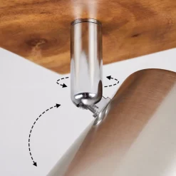 Plafonnier Zuoz Bois Clair, 2 Lumieres